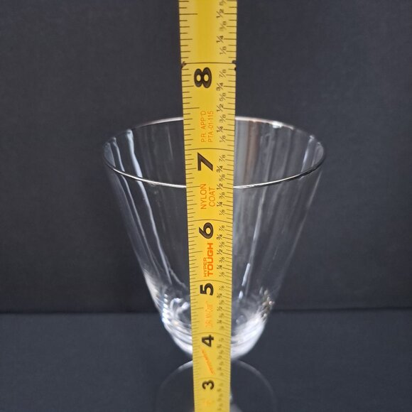 Fostoria Engagement-Platinum Iced Tea Glass 6.5" Crystal Stemware USA Vintage - Picture 8 of 9